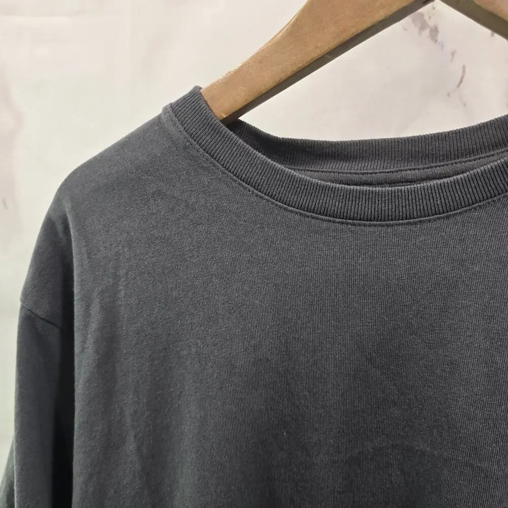 Everlane T Shirt Mens Medium Gray Short Sleeve Crew Organic Cotton Premium - Picture 2 of 10